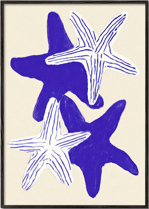 Estrelas-do-mar índigo