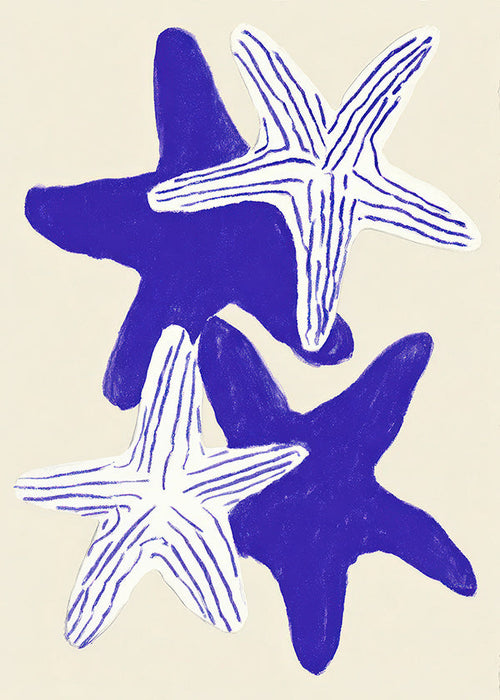 Estrelas-do-mar índigo