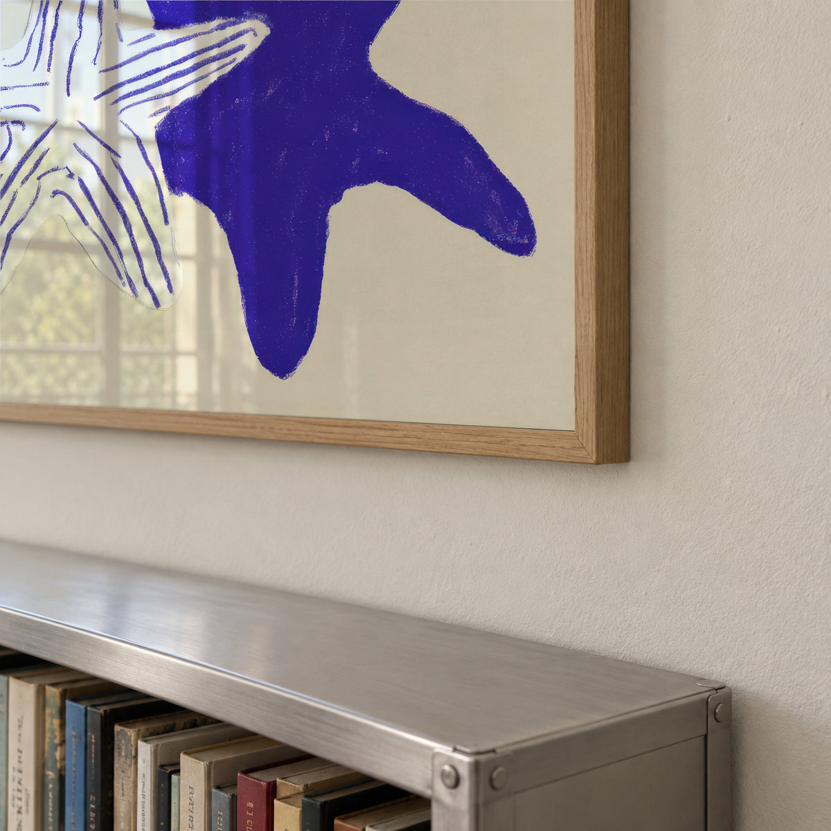 Indigo Starfish - Framed poster detail