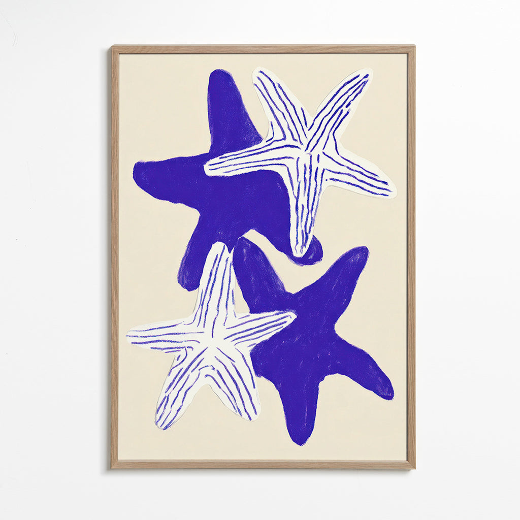 Estrelas-do-mar índigo
