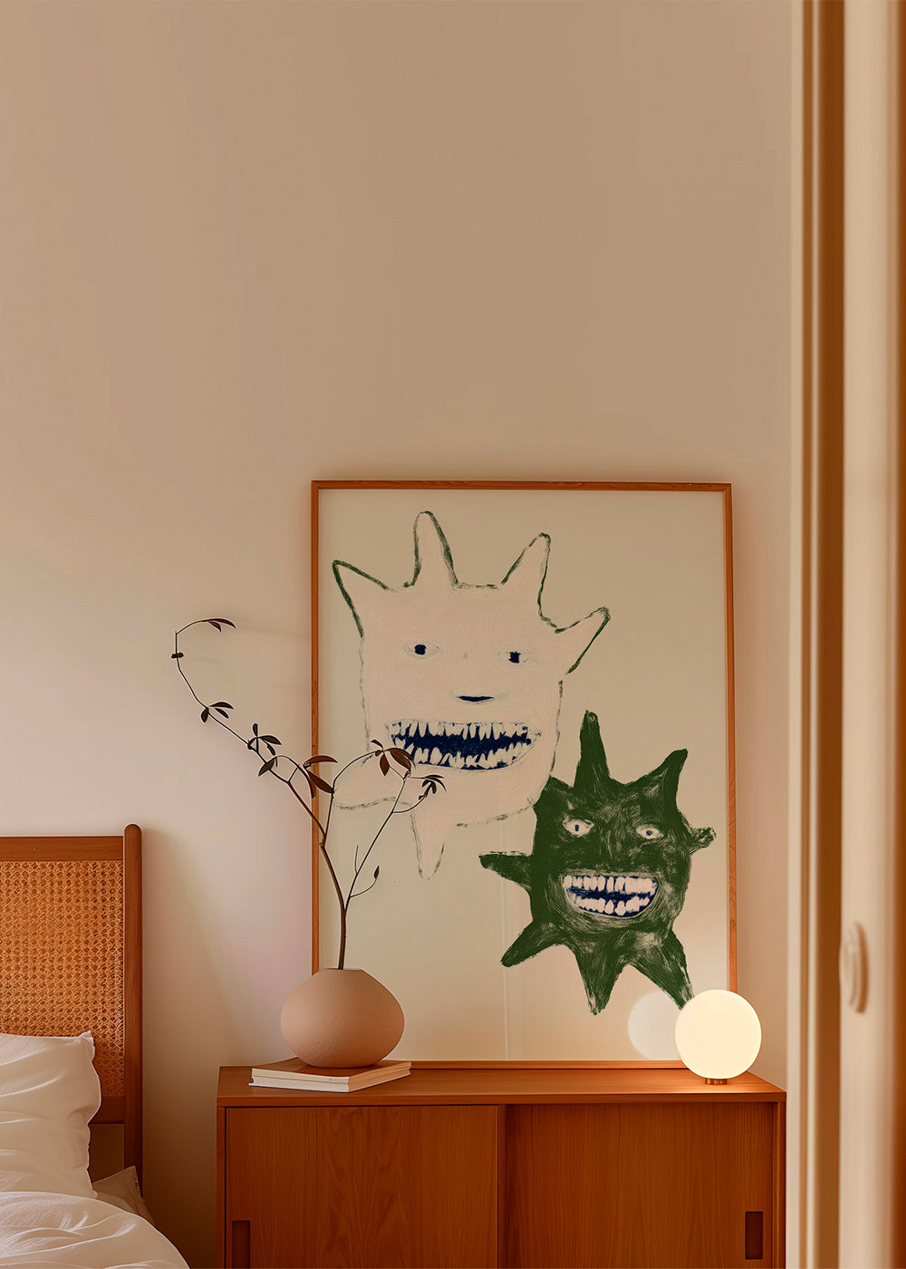 Ilustração monstros gémeos