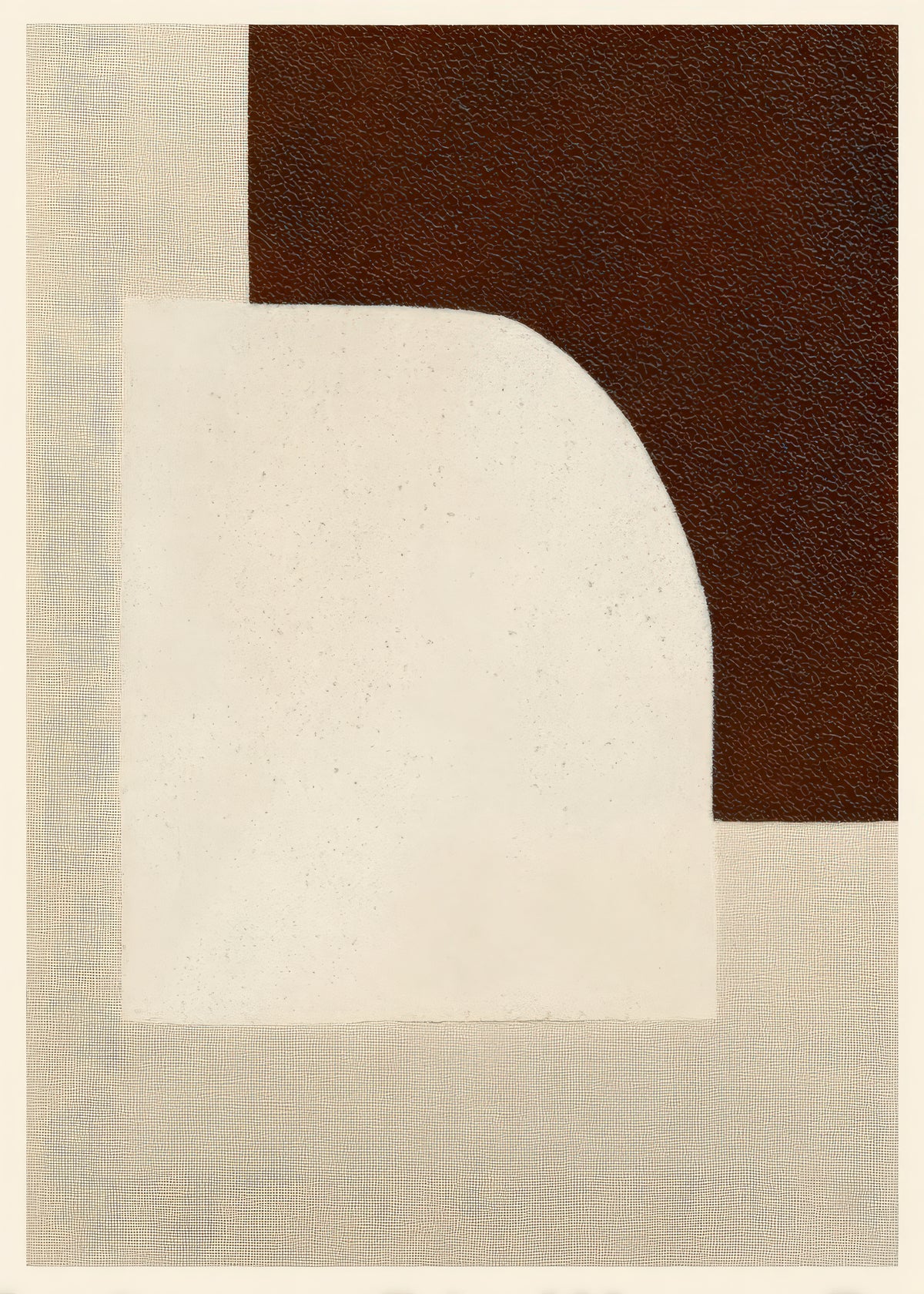 Linen Forms - Unframed art print