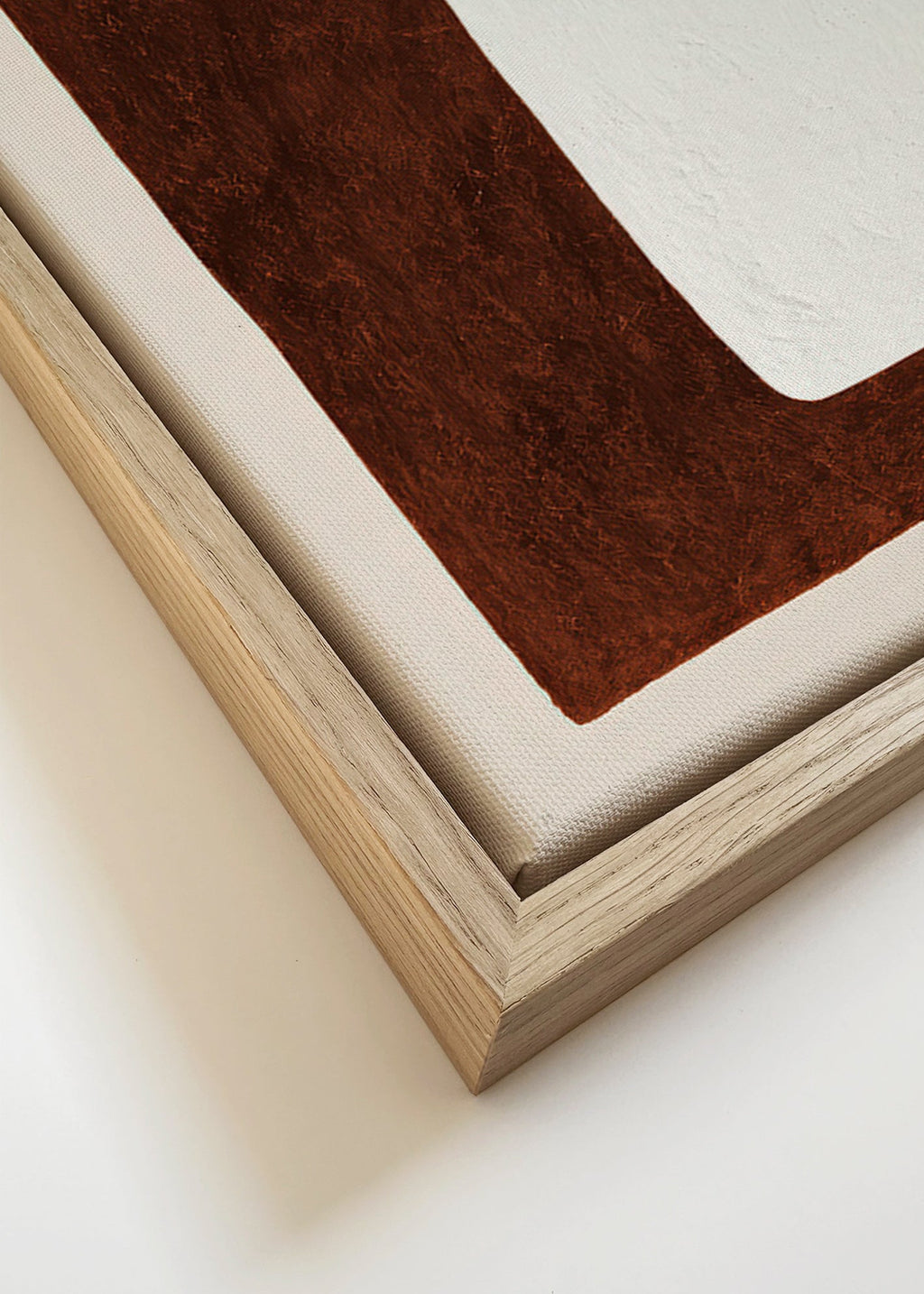 Quadro abstrato: Forma chocolate minimal