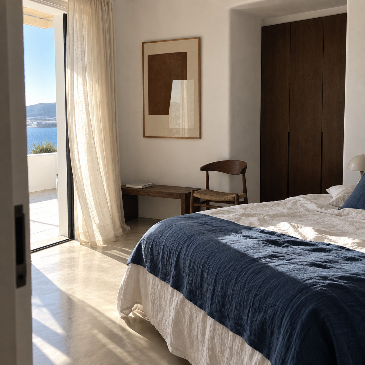 Sand Texture - Framed poster in an interior