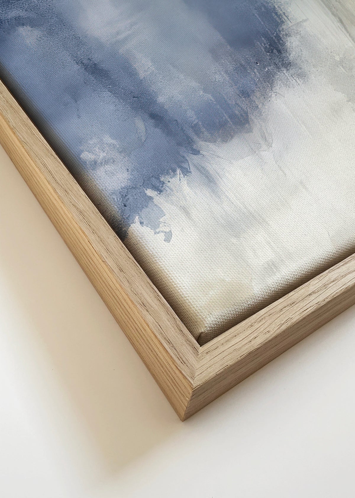 Blue Mist - Framed canvas detail