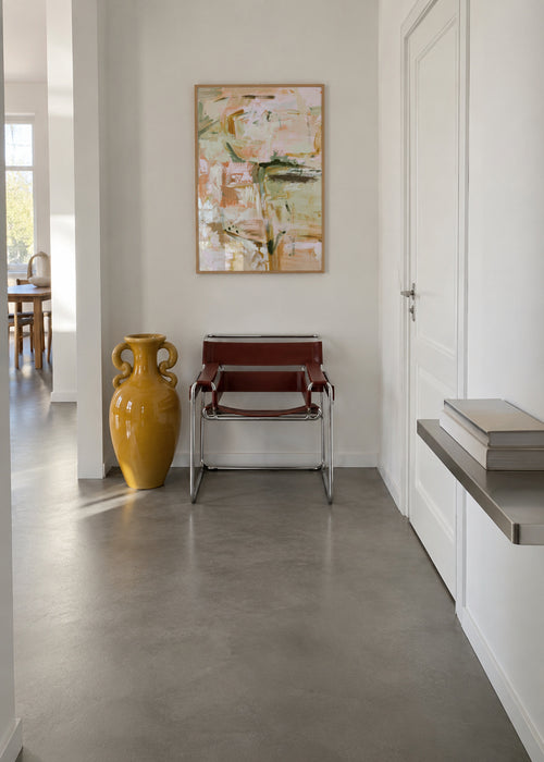Abstract Bloom - Framed poster in an interior