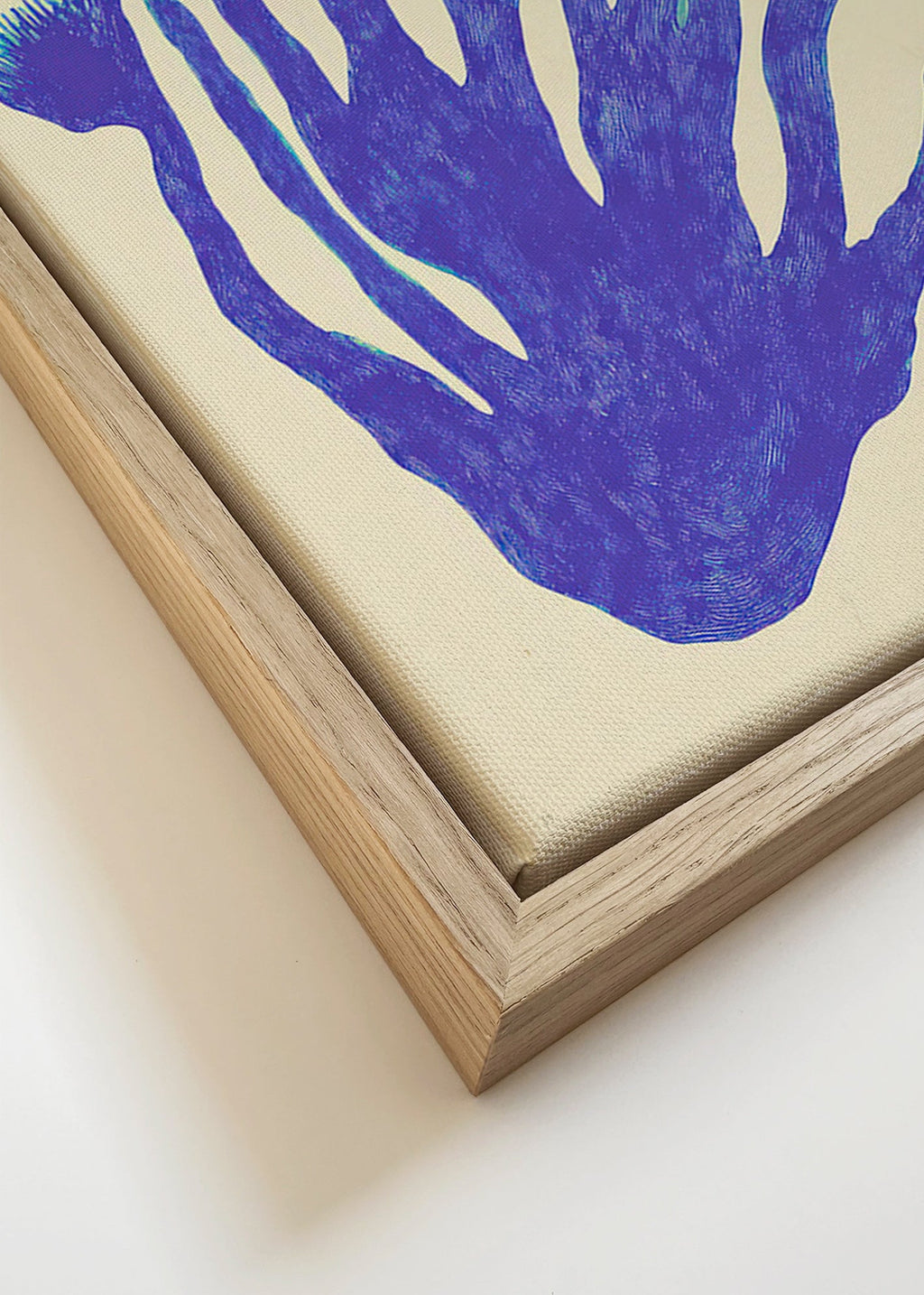 Estampa botânica Indigo Coral