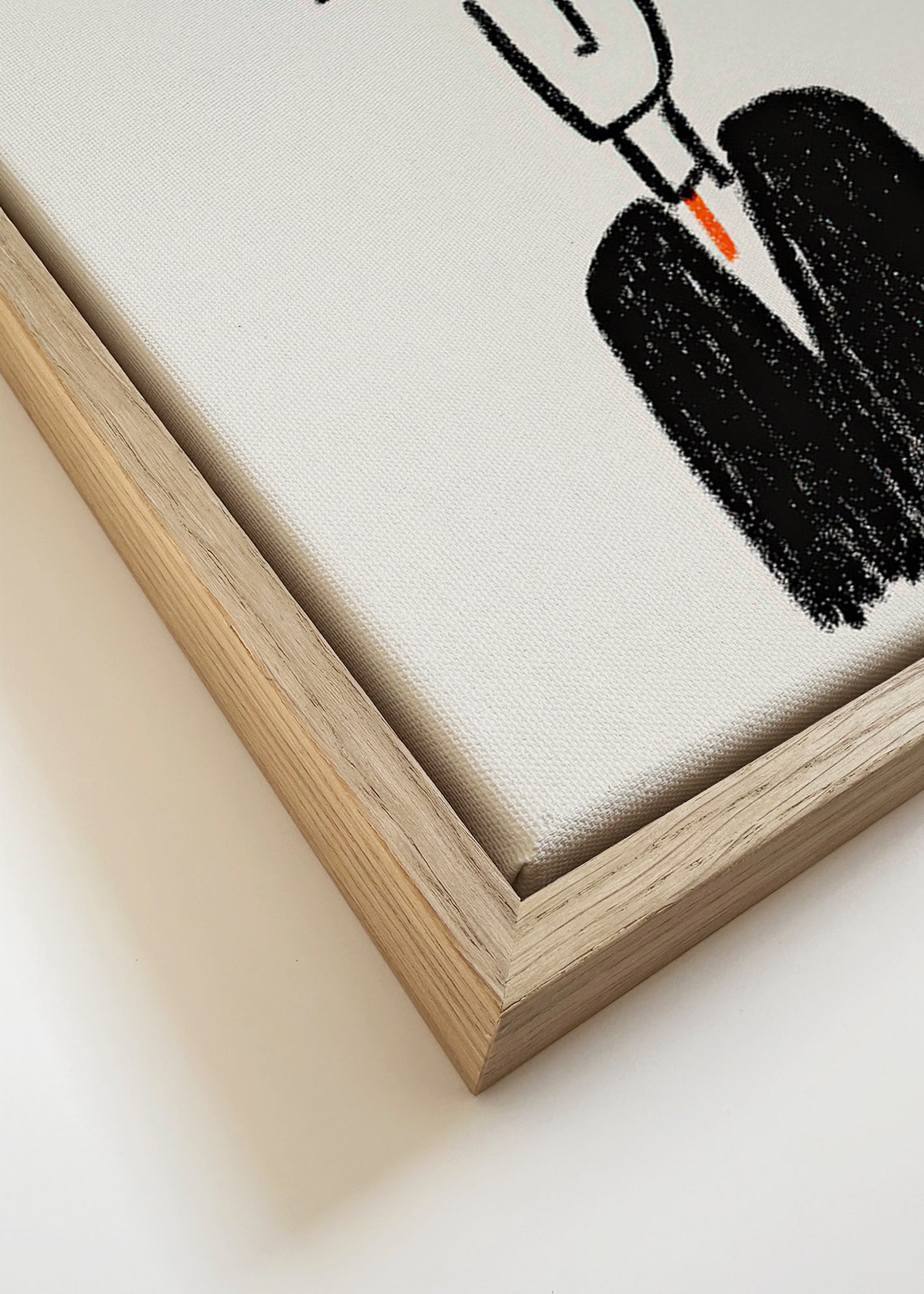 Ilustração minimalista de uma figura com fumo