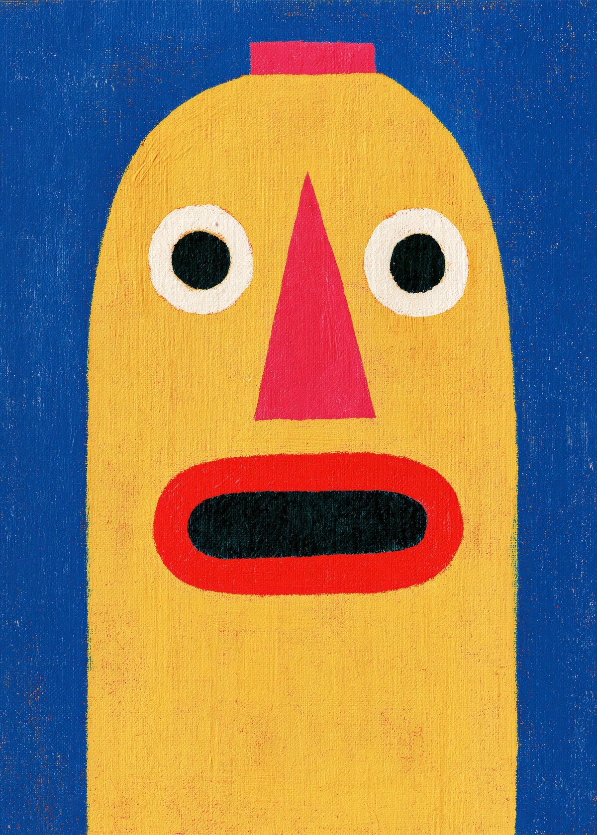 Yellow Mask - Unframed art print
