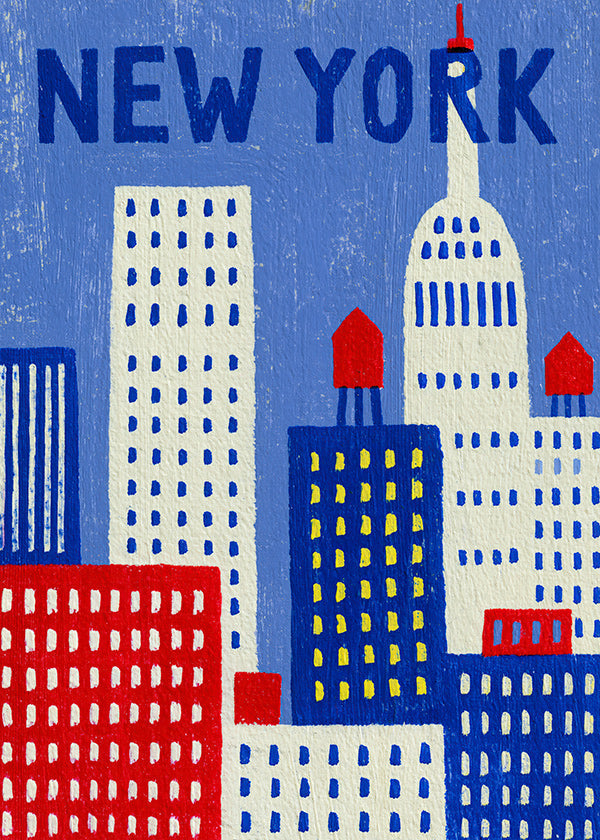 Arte para cidade New York ilustração