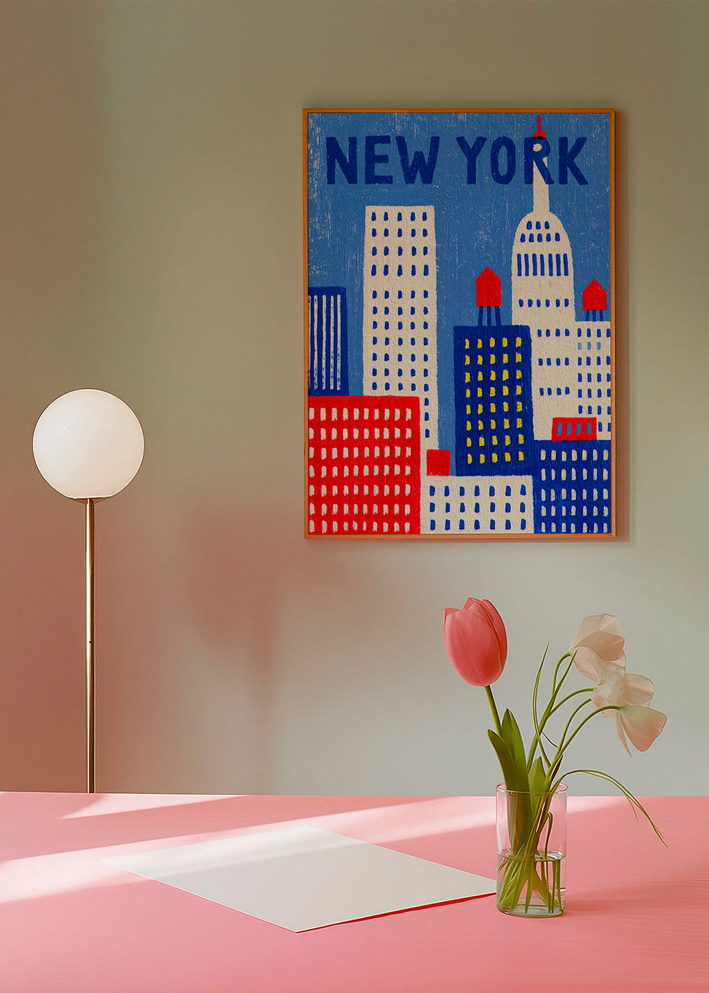 Arte para cidade New York ilustração