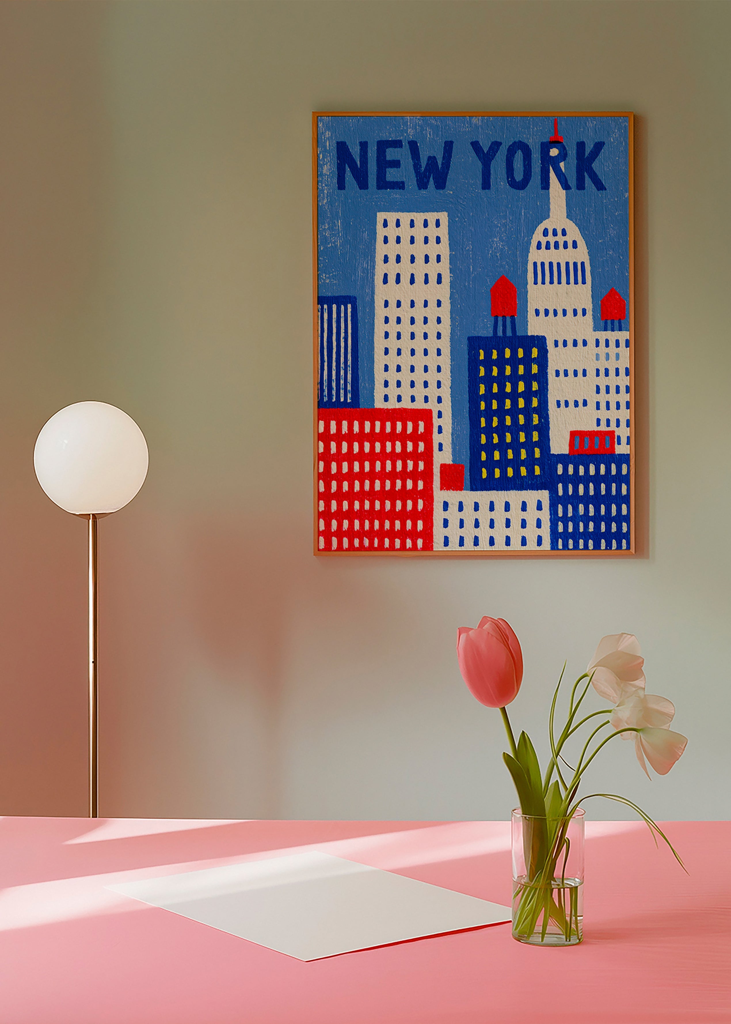 Arte para cidade New York ilustração