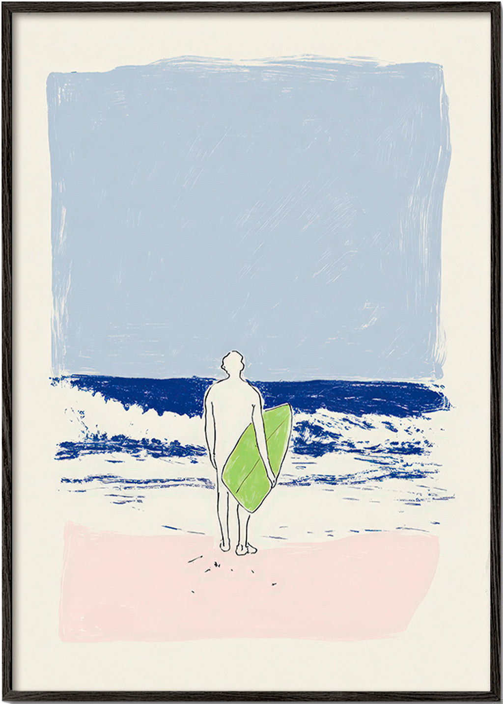 Ilustração surf minimal
