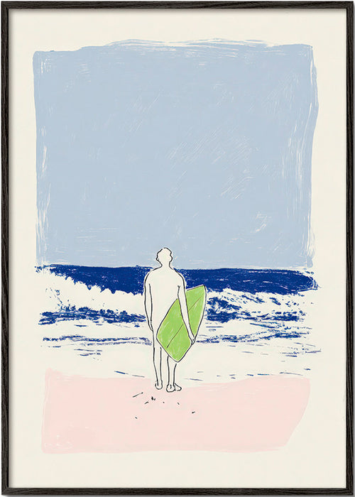 Ilustração surf minimal