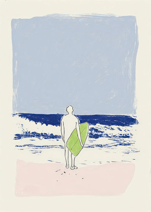 Ilustração surf minimal