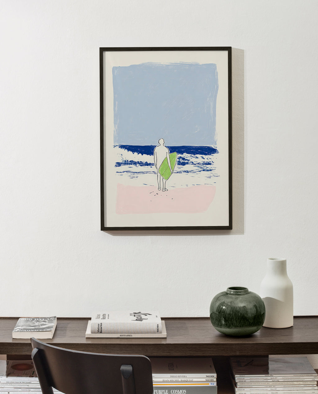 Ilustração surf minimal