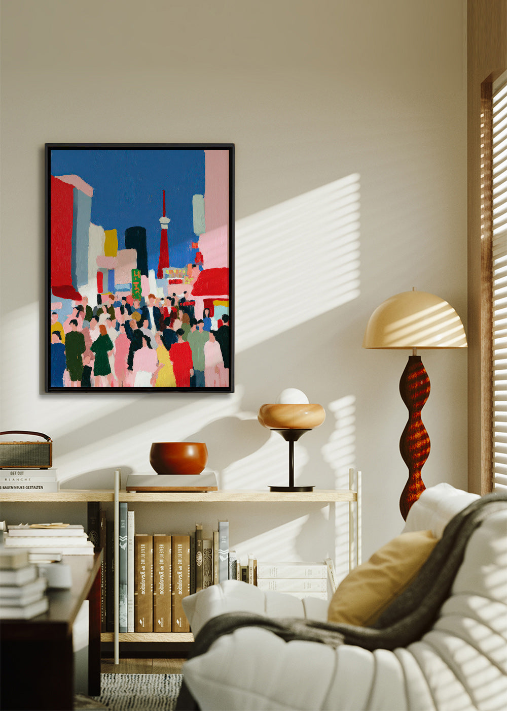 Poster de cidade Tóquio colorido