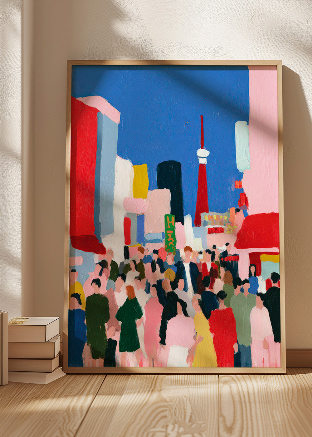 Poster de cidade Tóquio colorido