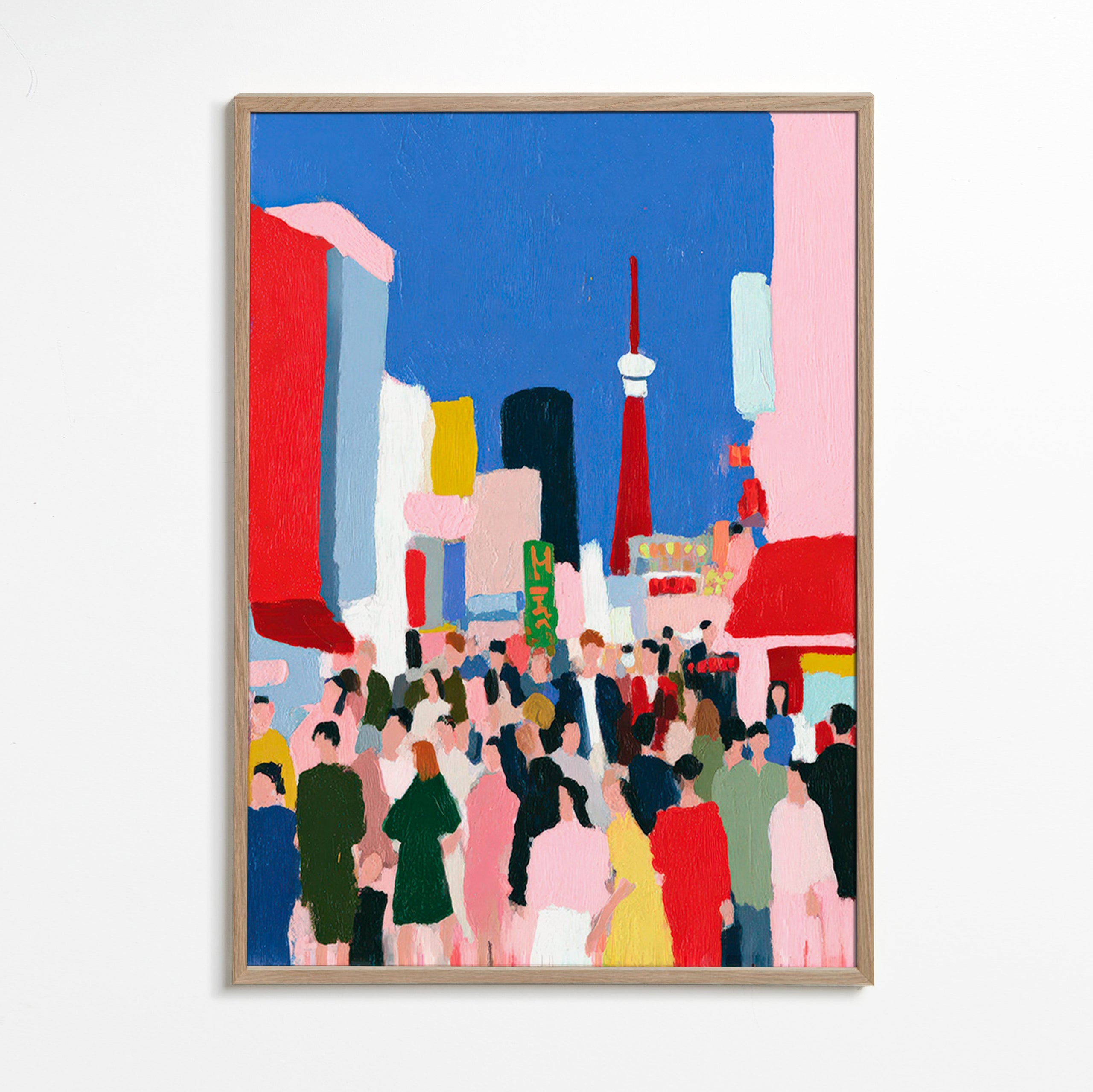 Poster de cidade Tóquio colorido