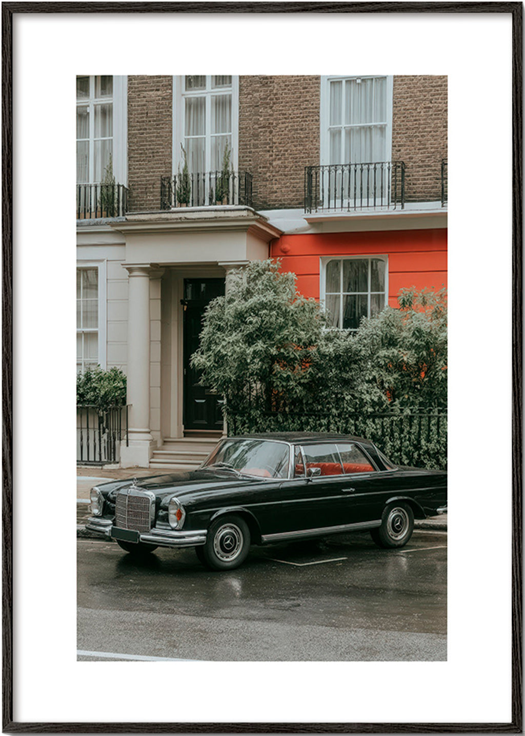Fotografia de rua com carro clássico