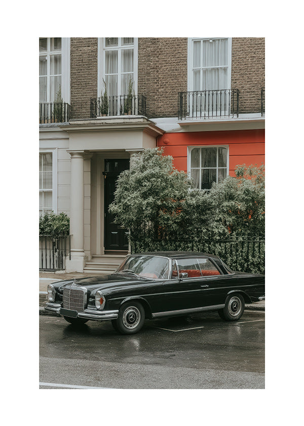 Fotografia de rua com carro clássico