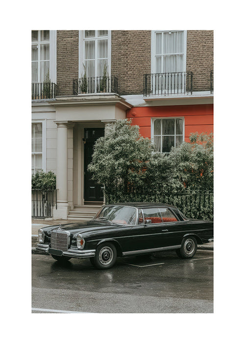 Fotografia de rua com carro clássico