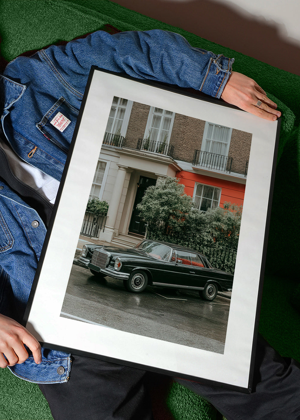 Fotografia de rua com carro clássico