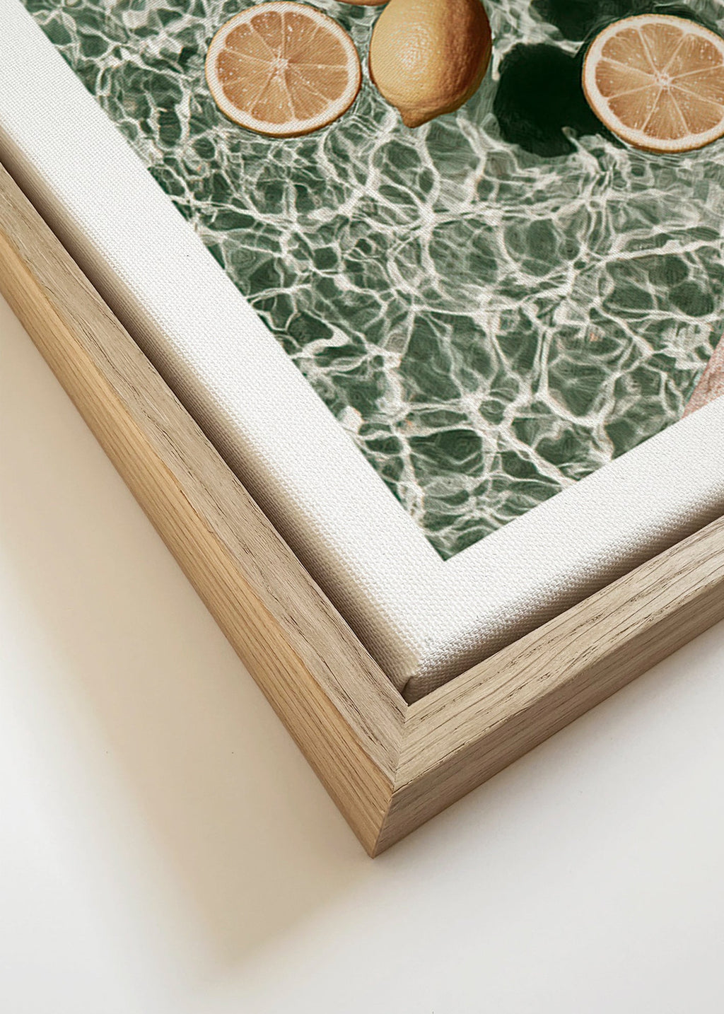 Arte para cozinha Limões na piscina