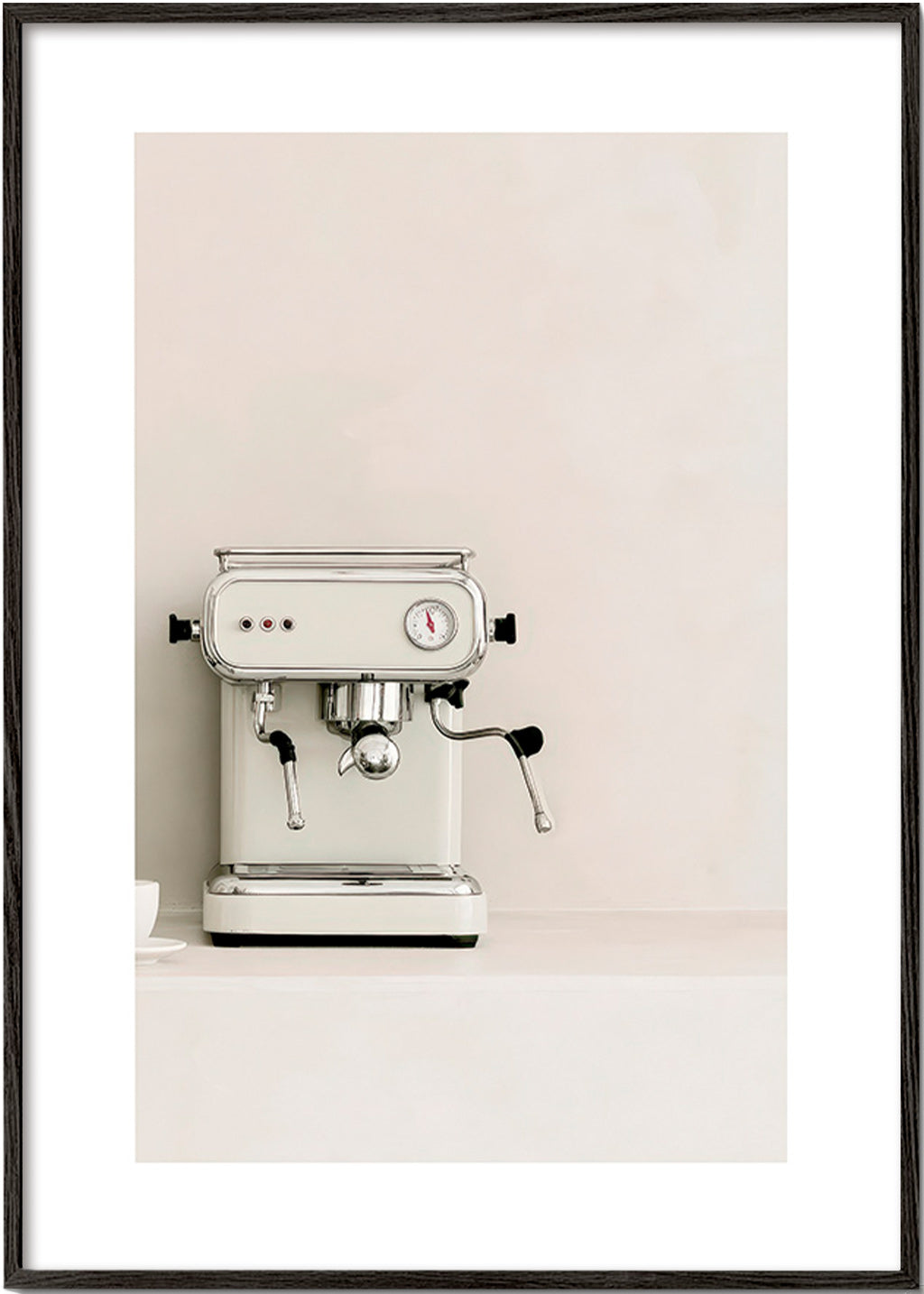 Arte para cozinha Máquina de espresso creme