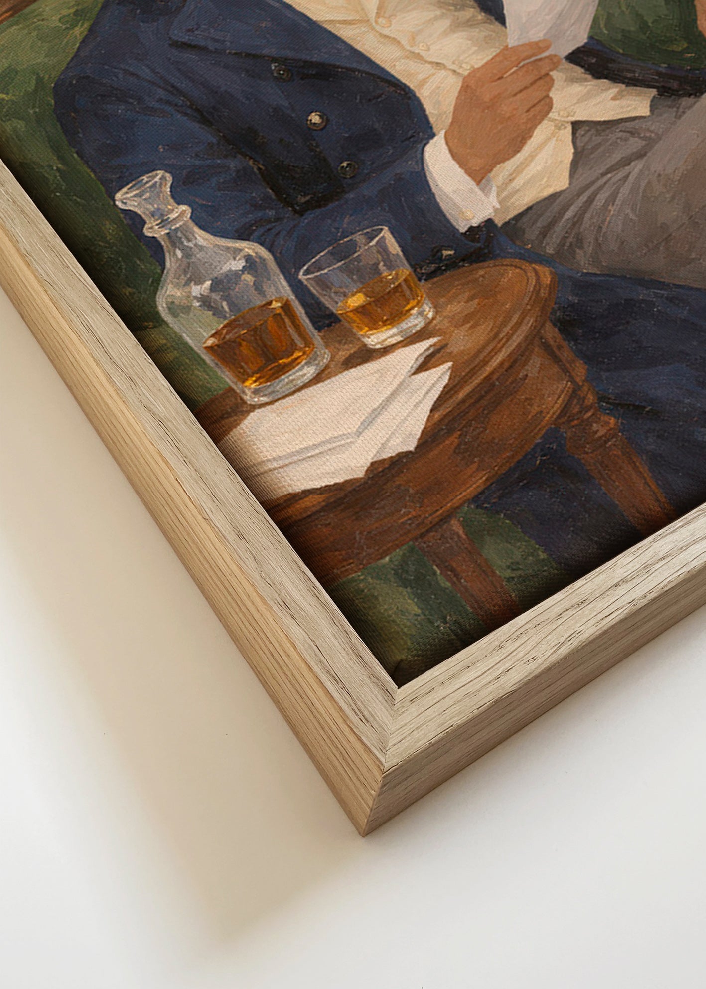 Arte vintage com cavalheiro lendo