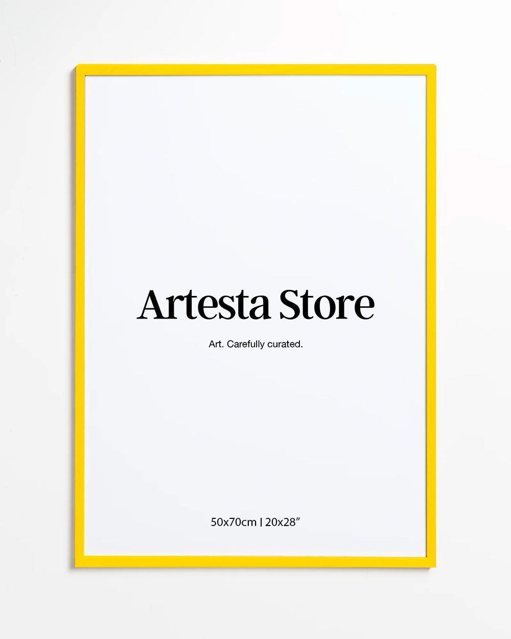 Moldura amarelo 50x70