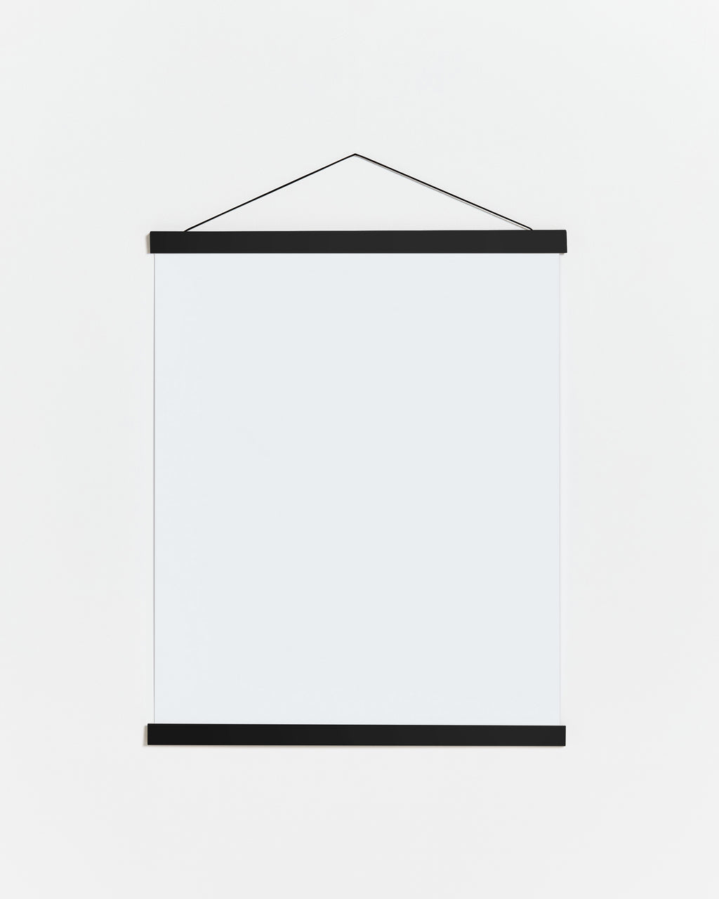 Colgador para póster de 20cm de madera y color negro