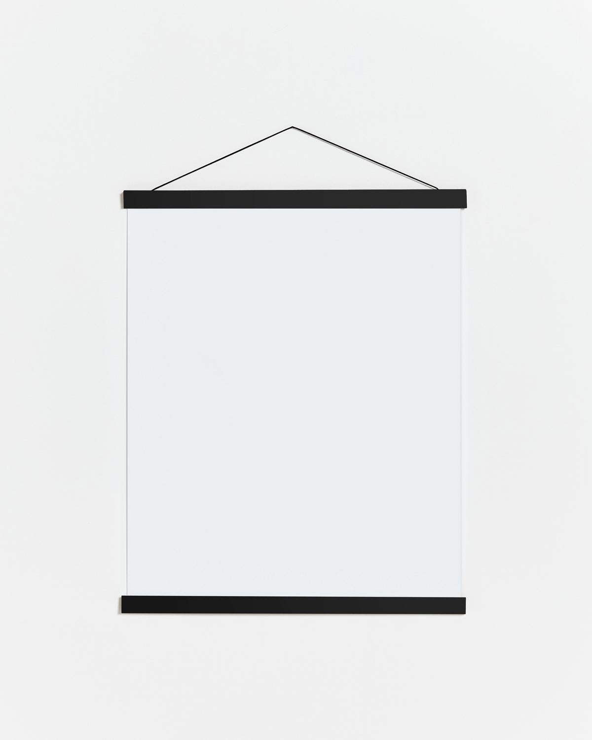 Colgador para póster de 20cm de madera y color negro