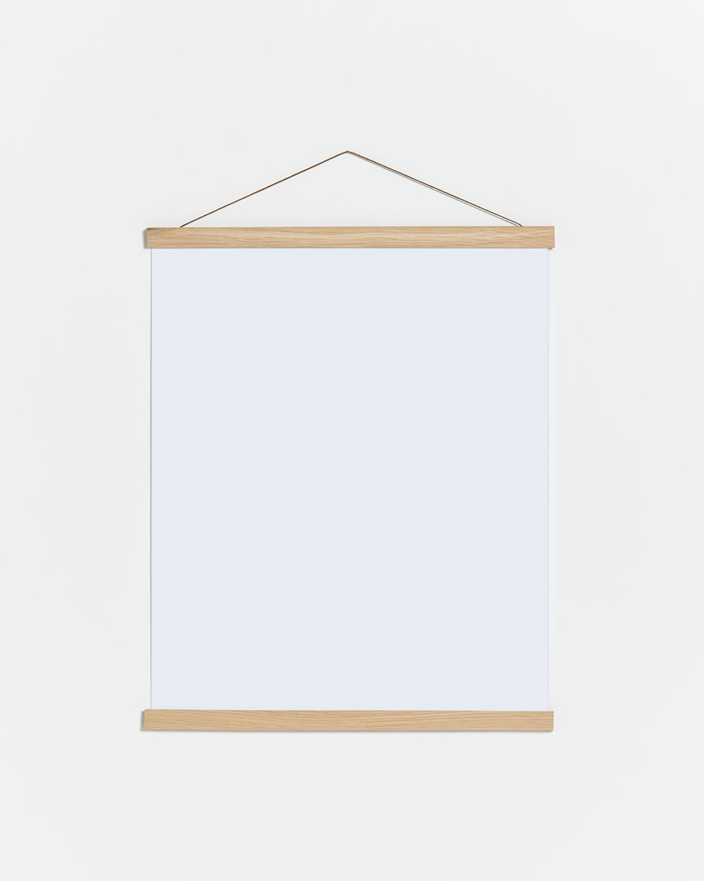 Colgador para póster de 40cm de madera y color roble