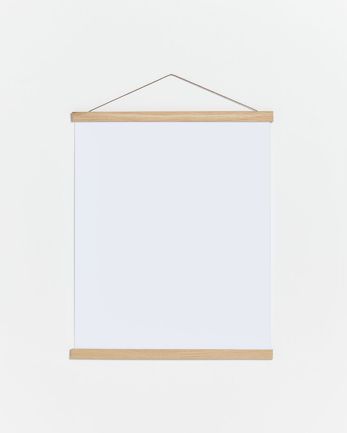 Colgador para póster de 40cm de madera y color roble